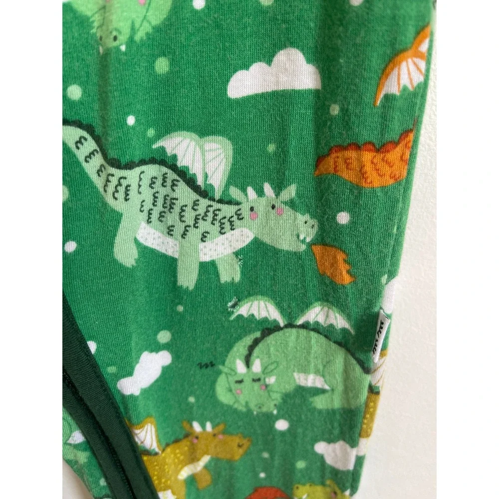 Little Sleepies Dragon Dreamland Zippy Bamboo 6-12 Months